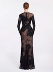 NOIR FLEUR BEADED GOWN — ALIZAY SAAD | 2026 EDITION