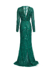 ÉCLAT VERT BEADED FRINGE GOWN — ALIZAY SAAD | 2026 EDITION