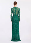 ÉCLAT VERT BEADED FRINGE GOWN — ALIZAY SAAD | 2026 EDITION
